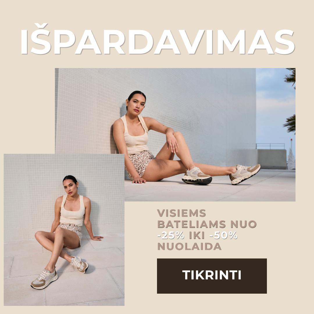 Visiems bateliams nuo -25% iki -50% nuolaida